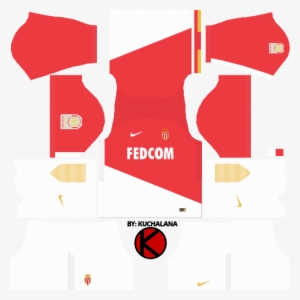 As Monaco Fc Nike Kits 2017/18 - Kit Dream League Soccer 2018 #168796