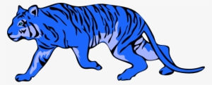 Blue Tiger Clipart - Blue Tiger Clip Art #168958