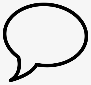 Chat Bubble, Ios 7 Interface Symbol Vector - Chat Logo White Png #169205