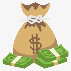 Open - Cartoon Money Bag Png #169278