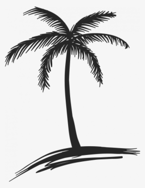 Drawing Coconut Arecaceae Tree Watercolor Painting - Beach Palm Trees Drawings #169731