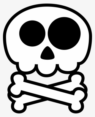 Death's Head, Skull, Skull And Crossbones, Death - Cute Skull Clip Art #169830