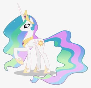 Little Pony Princess Luna Clipart - Dibujos De My Little Pony Princesa Celestia #169881