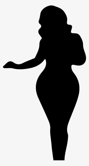 This Free Icons Png Design Of Full Figured Woman Silhouette #169930