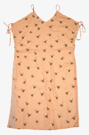 Sheer Bumblebee Dress In Blush - Dress #169994