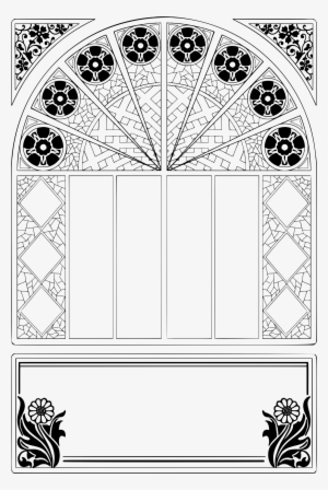 This Free Icons Png Design Of Ornate Window Frame Line #1601697