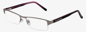 Semi Rimless Glasses Transparent Background Image Glasses - Eyeglasses Transparent Background Png #1602563