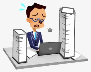 Png Businessman Working Free Illustrations Illustorium - Illustration #1602970