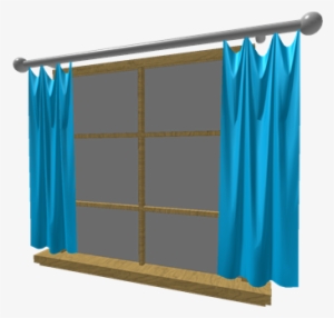 Cyan Wooden Frame Window - Portable Network Graphics #1602993