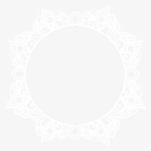 Transparent Lace Round - Round Lace Frame Png #1603285