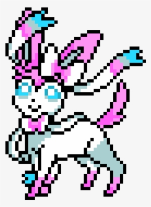Sylveon - Pixel Art Pokemon Nymphali #1603533