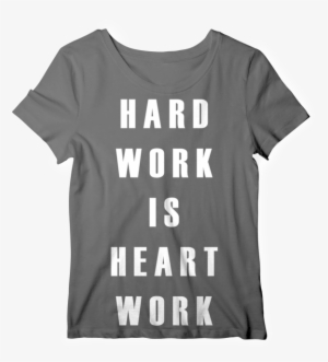 Hard Work Is Heart Work Black Tee Final Trans #1603713