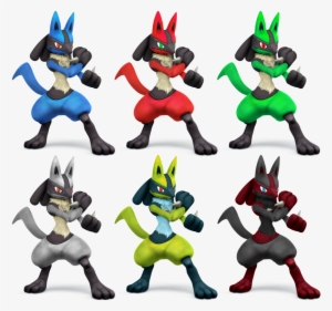 Lucario Smash Png Vector Library - Shiny Lucario Super Smash Bros #1603987