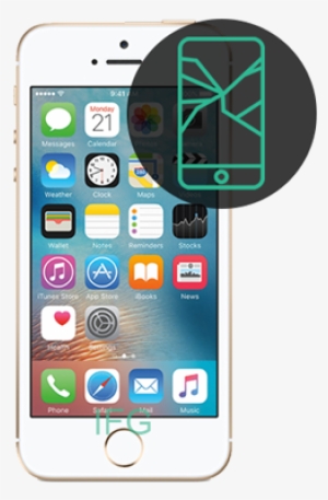 When The Glass On Your Iphone Se Cracks It May Become - Kpn Apple Iphone Se 4g 16gb Pink Gold #1604065