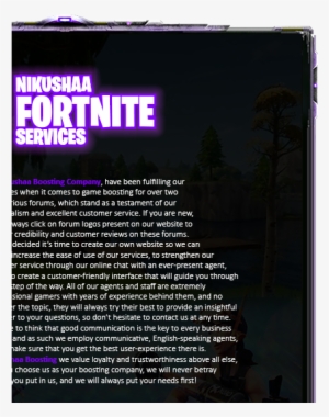 Affordable & Professional Fortnite Boosting ~ Coaching - Graphic Design #1604115