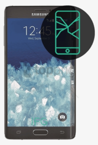 When The Glass On Your Galaxy Note Edge Active Cracks - Samsung Galaxy Note Edge #1604171