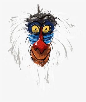 Rafiki Png Hd - Men Painted T Shirt #1604217