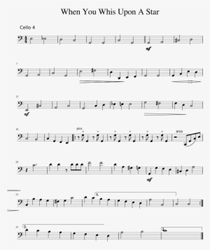 When You Whis Upon A Star Sheet Music 1 Of 1 Pages - Baubles Bangles And Beads #1605154