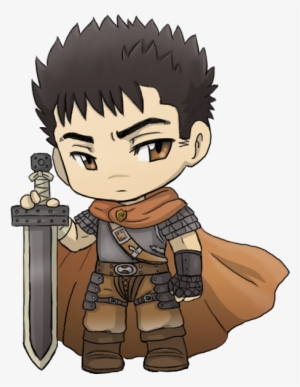 Guts Chibi By Silverhyena - Guts Berserk Kawaii #1605179