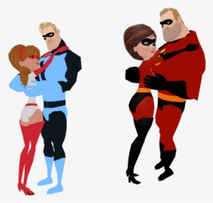 Clip Stock Incredibles Drawing Elastigirl - Mr Increible Y Elastigirl #1605193