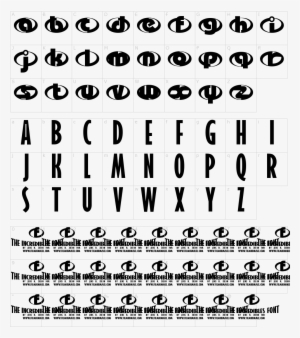 The Incredibles Font - Incredibles Font #1605195