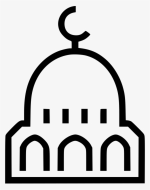 Png File Svg - Mosque Png White #1605300