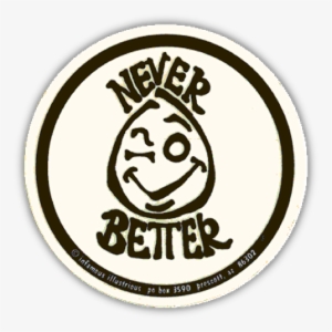 Never Better Discount Sticker - College Utah Circle 12" Magnet #1605475