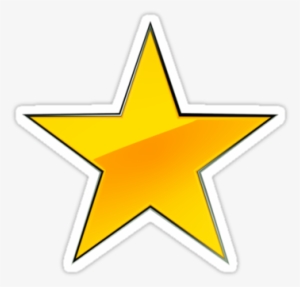 Clip Arts Related To - Gold Star Sticker Clipart #1605613