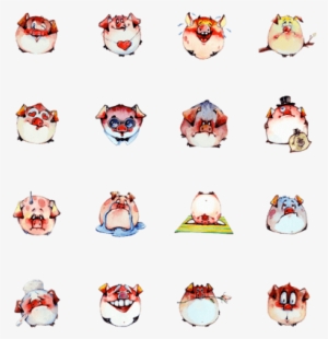 Watercolor Piggies #1606122