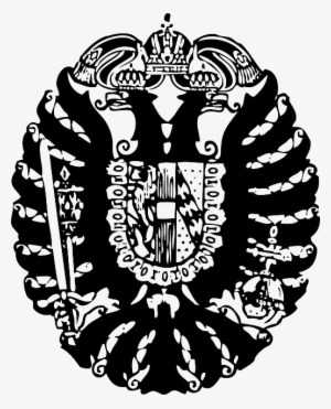 Black, White, Ornament, Ornaments, Crest, Artistic - Hapsburg Crest #1606432