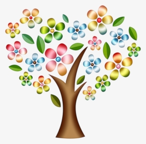 Artistic - Arbre En Fleurs Clip Art #1606811