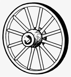 Clipart Free Library Wagon Wheel Clipart - Wagon Wheel Line Drawing #1606888