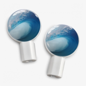 Earbuds Peace Sign/tubular Wave - Deka Sounds #1607183