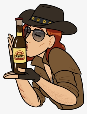 Ruby Favors The Classic Nuka Cola Over Any Other Drink - Cartoon #1607528
