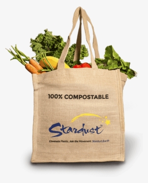 Stardust Compostable Jute Bag - Eco Bag Shopping #1607623