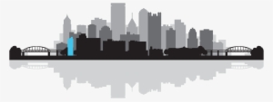 Black And White Download Huge Freebie - Pittsburgh Skyline Silhouette #1607718