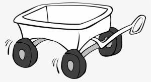 Wagon Clipart - Colouring Pic Of Wagon #1607776