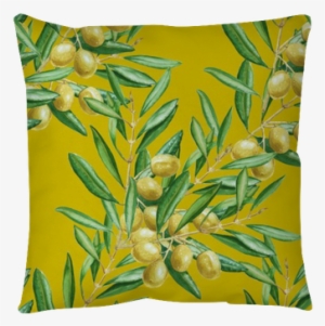 Background Olive Branch - Watercolor Painting #1608061