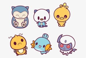 Pokemon Characters Png Pic - Cute Kawaii Pokemon Character #1608256