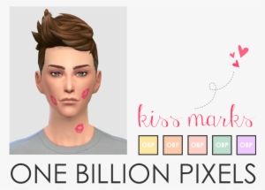 Please Wait For 5 Seconds - Sims 4 Kiss Marks #1608311