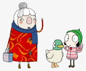 Grown Ups Characters - Sarah And Duck Characters #1608452