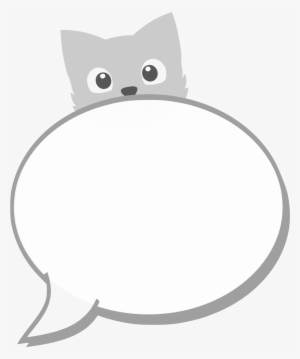 Speech Balloon Drawing Comics Whiskers - Cute Speech Balloon Png #1608644