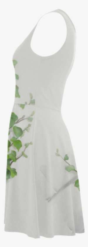 Watercolor Vines, Climbing Plant Atalanta Sundress - Cocktail Dress #1609010