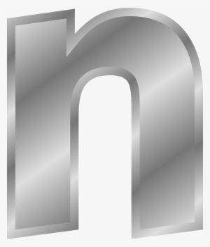 English Alphabets N - Letter N In Gold #1609100