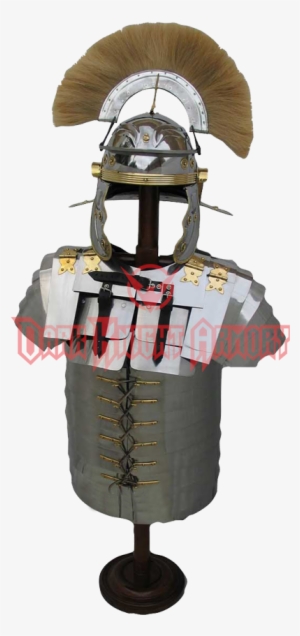 Blond Plumed Roman Centurion Armour Set - Greek Roman Armor Stand #1609446