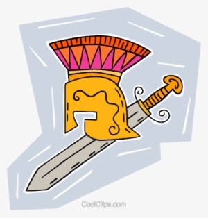 Roman Warrior's Helmet And Sword - Poetry #1609785
