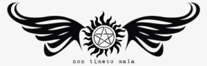 Tattoo By Nikky - Supernatural Anti Possession Symbol With Wings #1610062