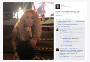 Enquanto Isso No Facebook, É Shakira Quem Manda, Com - Mana Shakira Mi Verdad Barcelona #1610163