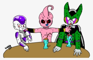 Kesia-chan, Buu, Cell, Cell , Dragon Ball Z, Frieza, - Frieza And Cell Friends #1610224