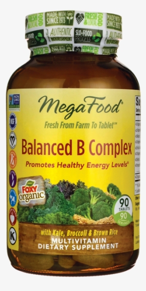 Megafood Balanced B Complex - Balanced B Complex 90 Tablets - Free ...